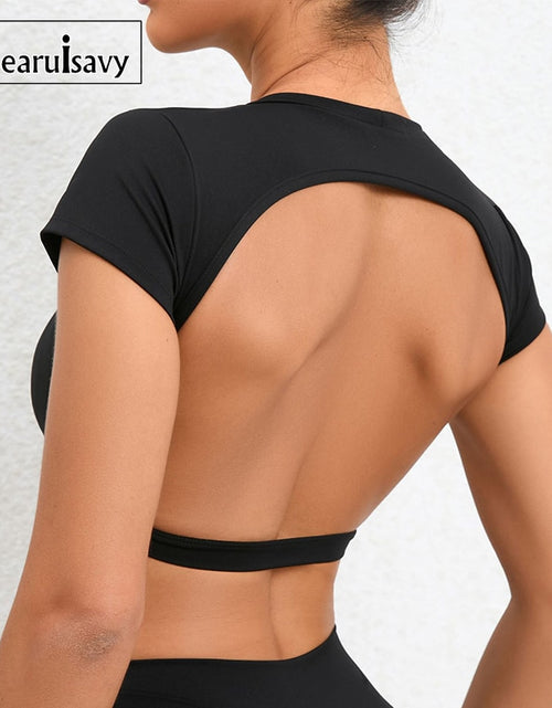 Load image into Gallery viewer, Hearuisavy Sports Shirts Breathable Workout Sportswear Fitness