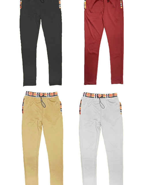 Load image into Gallery viewer, Checkered Detail Track Pant