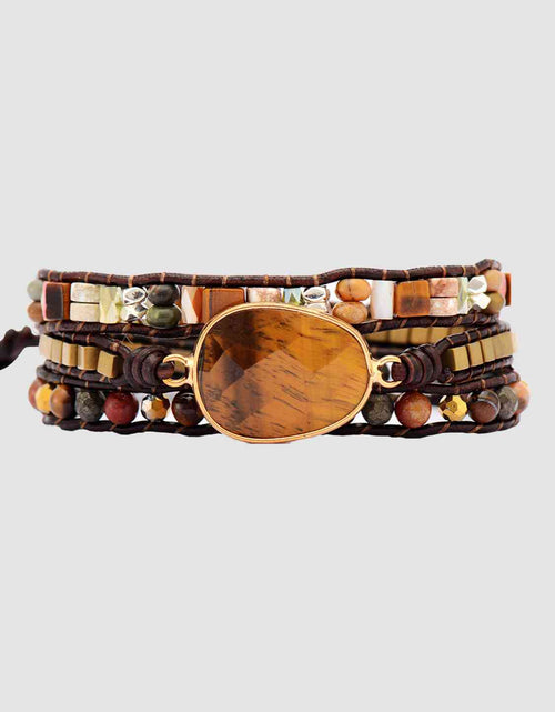Load image into Gallery viewer, Geometrical Shape Triple-Layer Bracelet