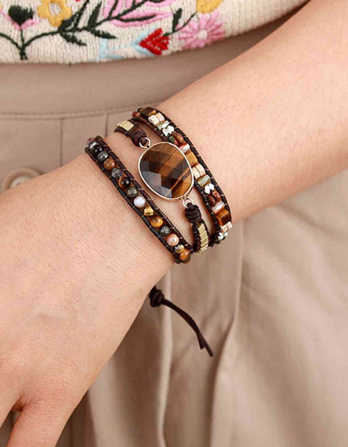Load image into Gallery viewer, Geometrical Shape Triple-Layer Bracelet