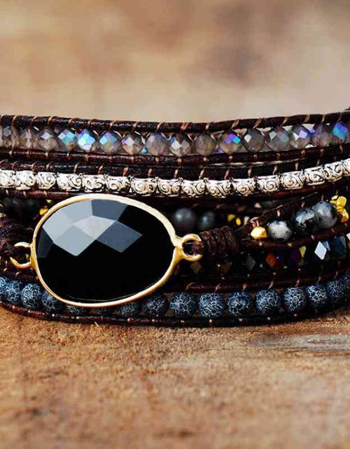 Load image into Gallery viewer, Agate Beaded Bracelet