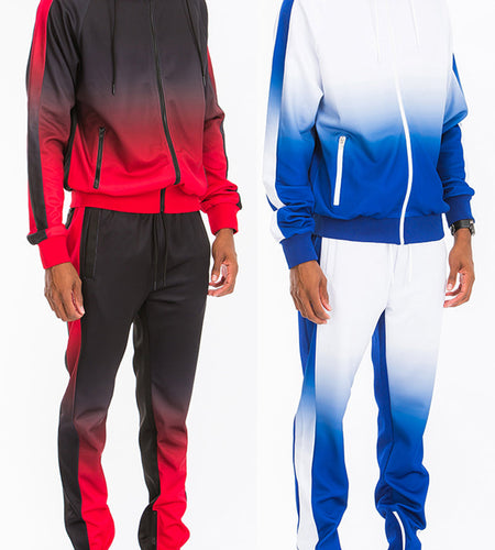 Ombre Hooded Suit