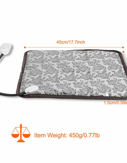 Load image into Gallery viewer, Thermal Heating Waterproof Bed Pad for Pets with Adjustable
