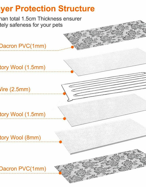 Load image into Gallery viewer, Thermal Heating Waterproof Bed Pad for Pets with Adjustable
