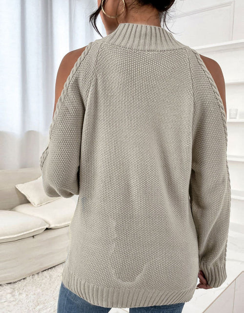 Load image into Gallery viewer, O Neck Twist Sweaters Jumper Tops
