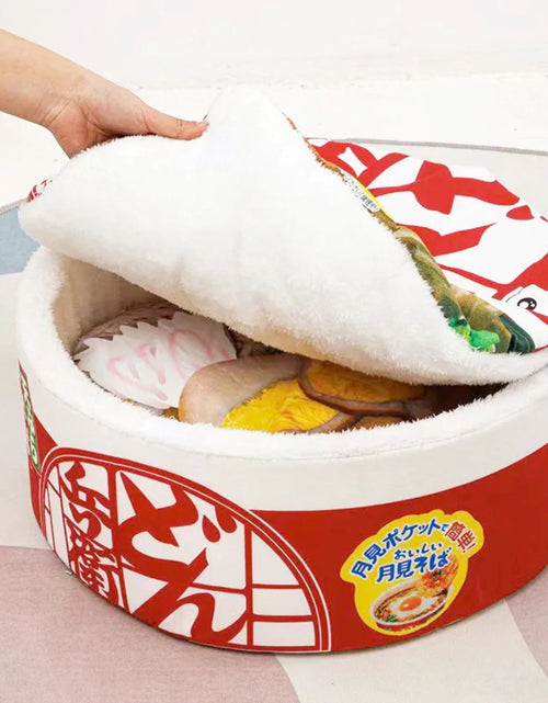 Load image into Gallery viewer, Pet Ramen Cushion Bed
