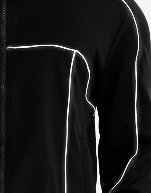 Load image into Gallery viewer, Reflective Piping Detailed Track Suit
