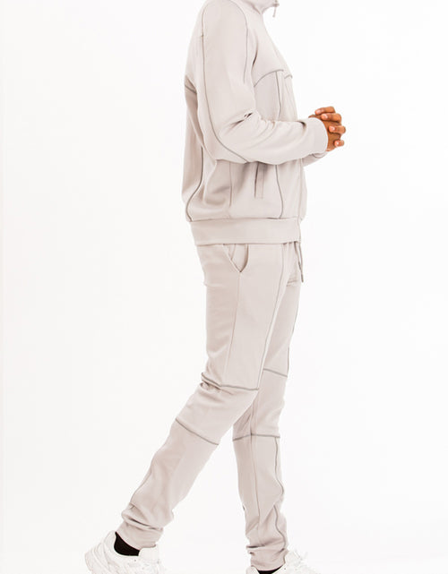 Load image into Gallery viewer, Reflective Piping Detailed Track Suit
