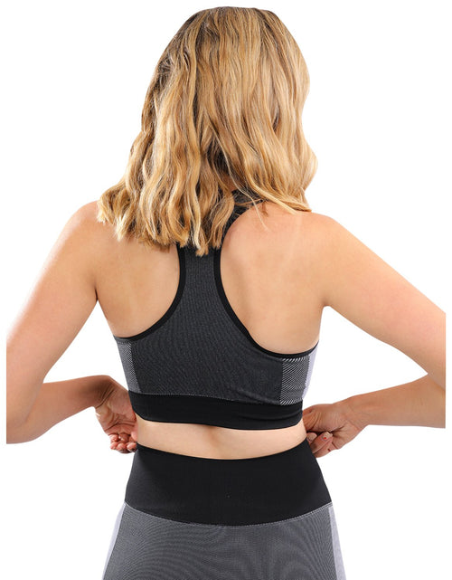 Load image into Gallery viewer, Arleta Seamless Sports Bra - Black
