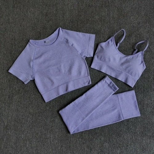 Yoga Set Workout Seamless Women's Sportswear Gym Clothing Sports Suits