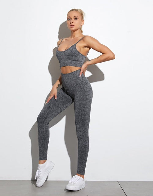 Load image into Gallery viewer, Yoga Set Workout Seamless Women&#39;s Sportswear Gym Clothing Sports Suits
