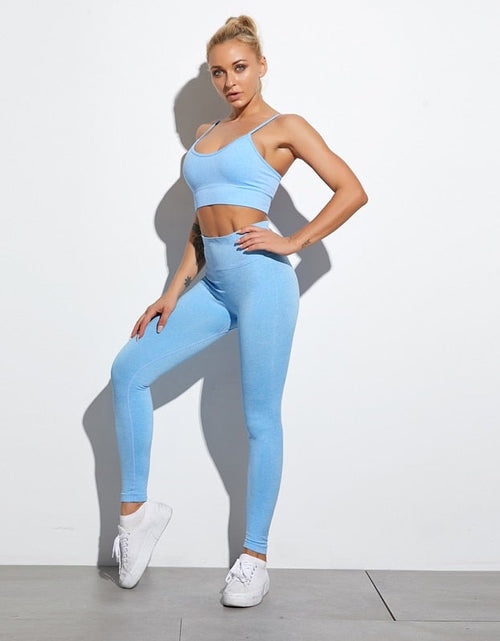 Load image into Gallery viewer, Yoga Set Workout Seamless Women&#39;s Sportswear Gym Clothing Sports Suits
