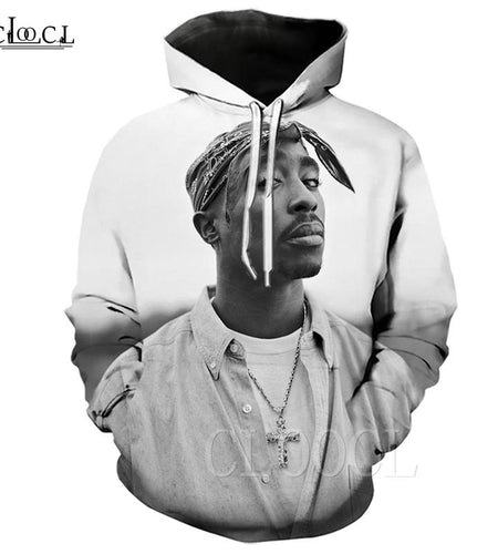 Rapper 2Pac Tupac Men/Women Hoodies Fashion Pullover 3D Printed Hoodie
