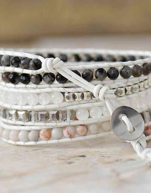 Load image into Gallery viewer, Natural Stone Layered Bracelet
