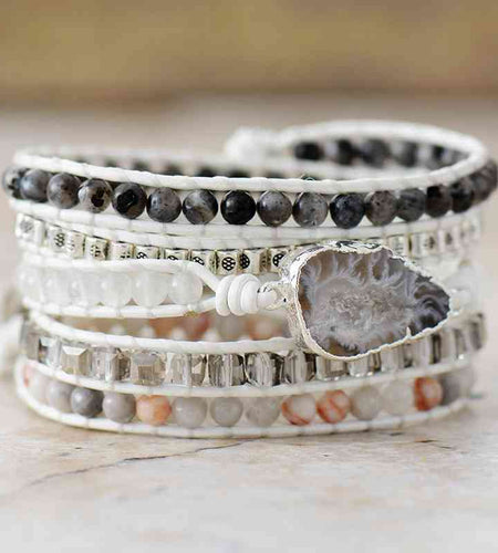 Natural Stone Layered Bracelet