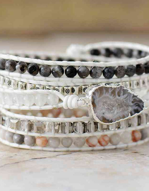 Load image into Gallery viewer, Natural Stone Layered Bracelet
