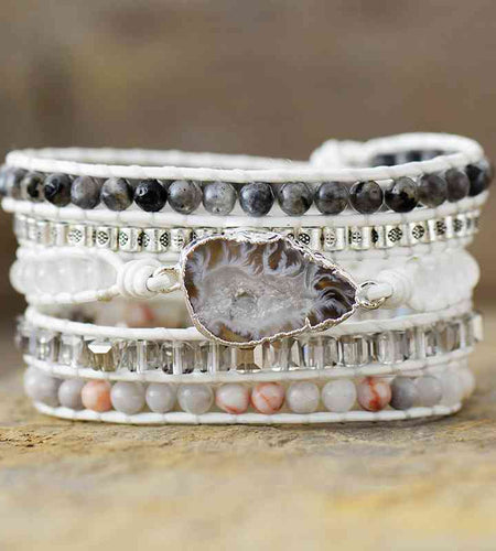 Natural Stone Layered Bracelet